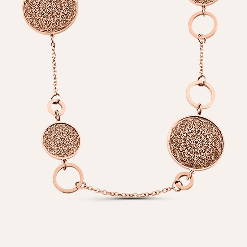 Collana Aura Acciaio Rosa - Collane Donna | Stroili