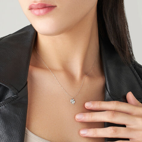 Collana Claire Oro Bianco Cubic Zirconia - Collane Donna | Stroili