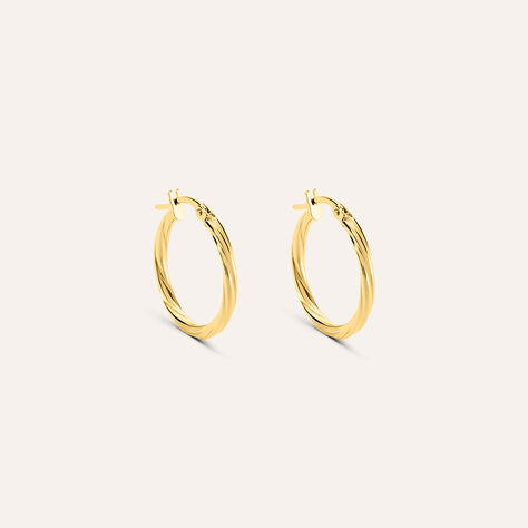 Orecchini A Cerchio Toujours Oro Giallo - Orecchini a Cerchio Donna | Stroili