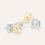 Piercing Ombelico Punto Luce Bon Ton Oro Giallo Cubic Zirconia