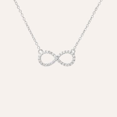 Collana Silver Moments Argento Rodiato Cubic Zirconia