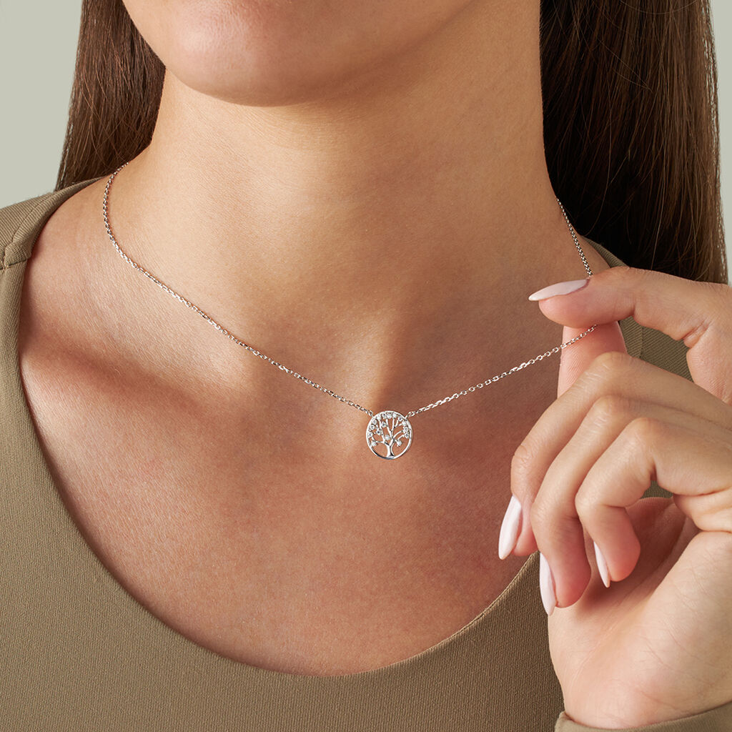 Collana Silver Moments Argento Rodiato Cubic Zirconia - Collane Donna | Stroili
