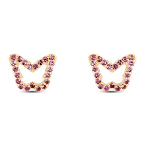 Orecchini Lobo Silver Rainbow Argento Rosa Cubic Zirconia - Orecchini a Lobo Donna | Stroili
