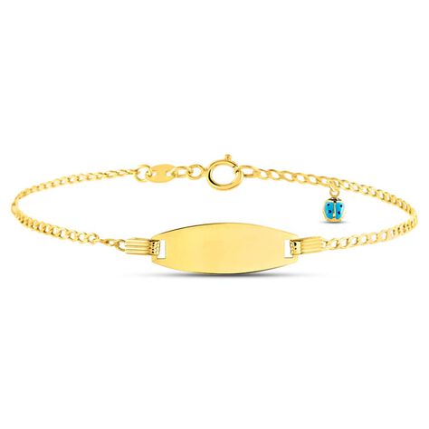 Bracciale Con Targhetta Holy Oro Giallo - Bracciali con Incisione Bambino | Stroili