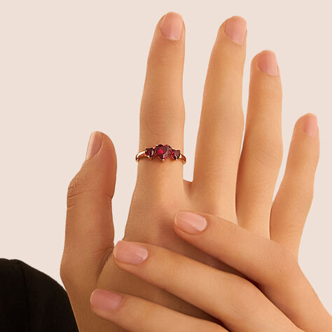 Anello Trilogy Silver Rainbow Argento Rosa Cubic Zirconia - Anelli con Pietre Donna | Stroili