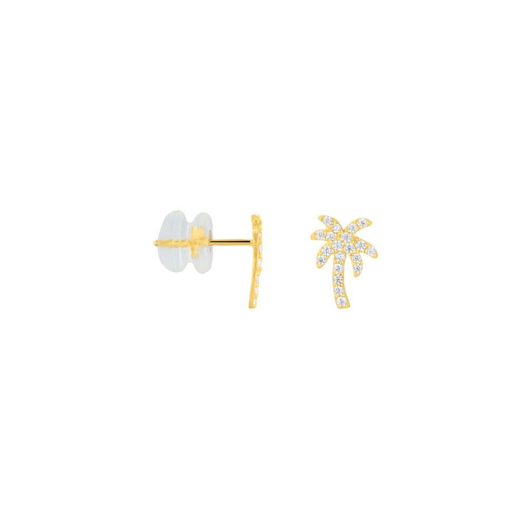 Orecchini Lobo Bon Ton Oro Giallo Cubic Zirconia - Orecchini a Lobo Donna | Stroili