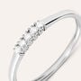 Anello Riviere Grace Oro Bianco Diamante
