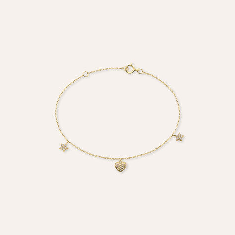 Bracciale Claire Oro Giallo Cubic Zirconia - Bracciali Amicizia Donna | Stroili