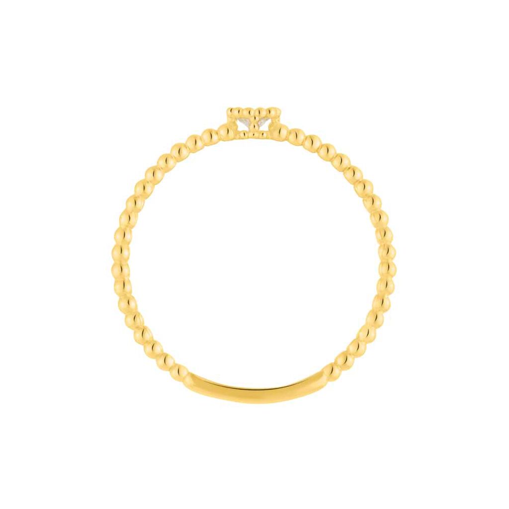 Anello Solitario Claire Oro Giallo Cubic Zirconia - Anelli con Pietre Donna | Stroili