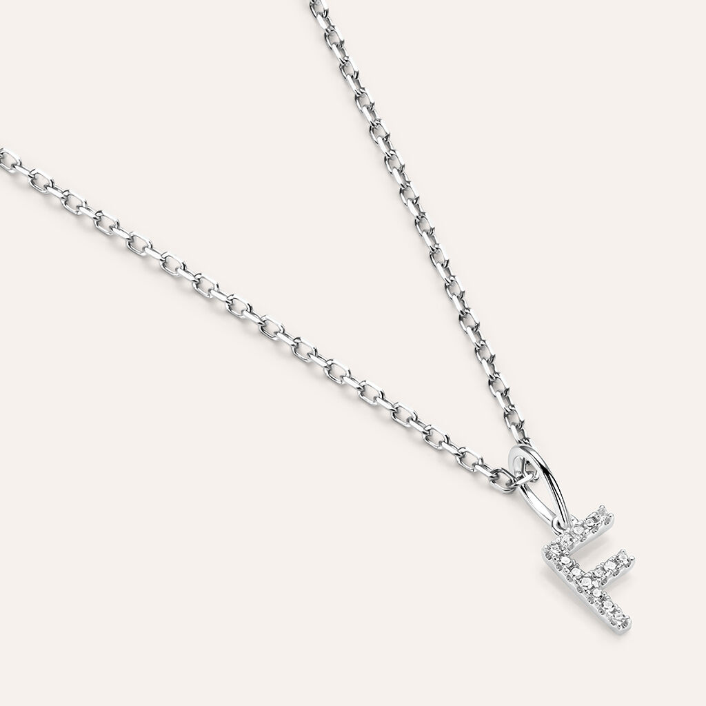 Pendente Sophia Oro Bianco Diamante - Ciondoli Donna | Stroili