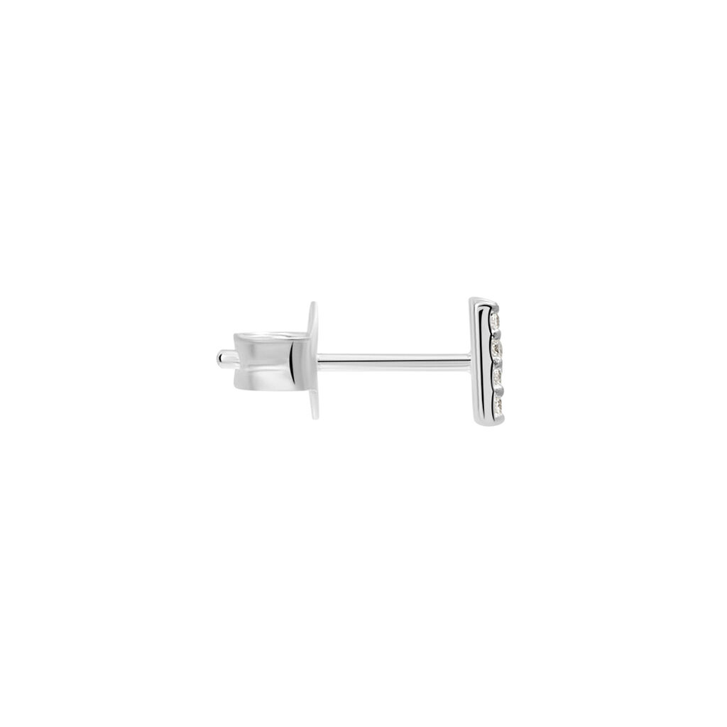 Mono Orecchino Lobo Silver Moments Argento Rodiato Cubic Zirconia - Mono Orecchino Donna | Stroili