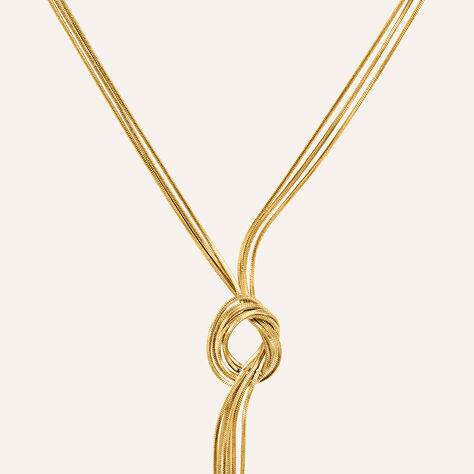 Collana Lady Code Acciaio Giallo - Collane Donna | Stroili