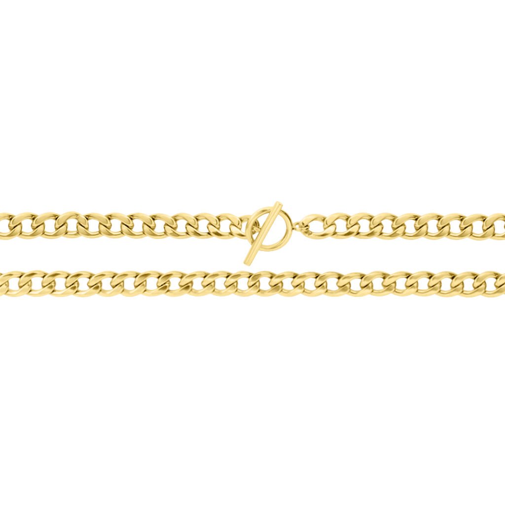 Collana Lady Code Acciaio Dorato - Collane Donna | Stroili