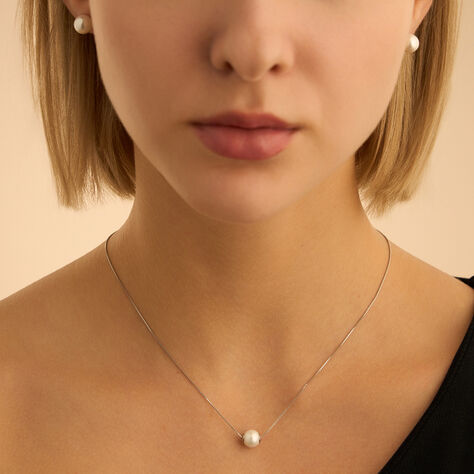 Collana Silver Pearls Argento Rodiato Perla sintentica - Collane Donna | Stroili