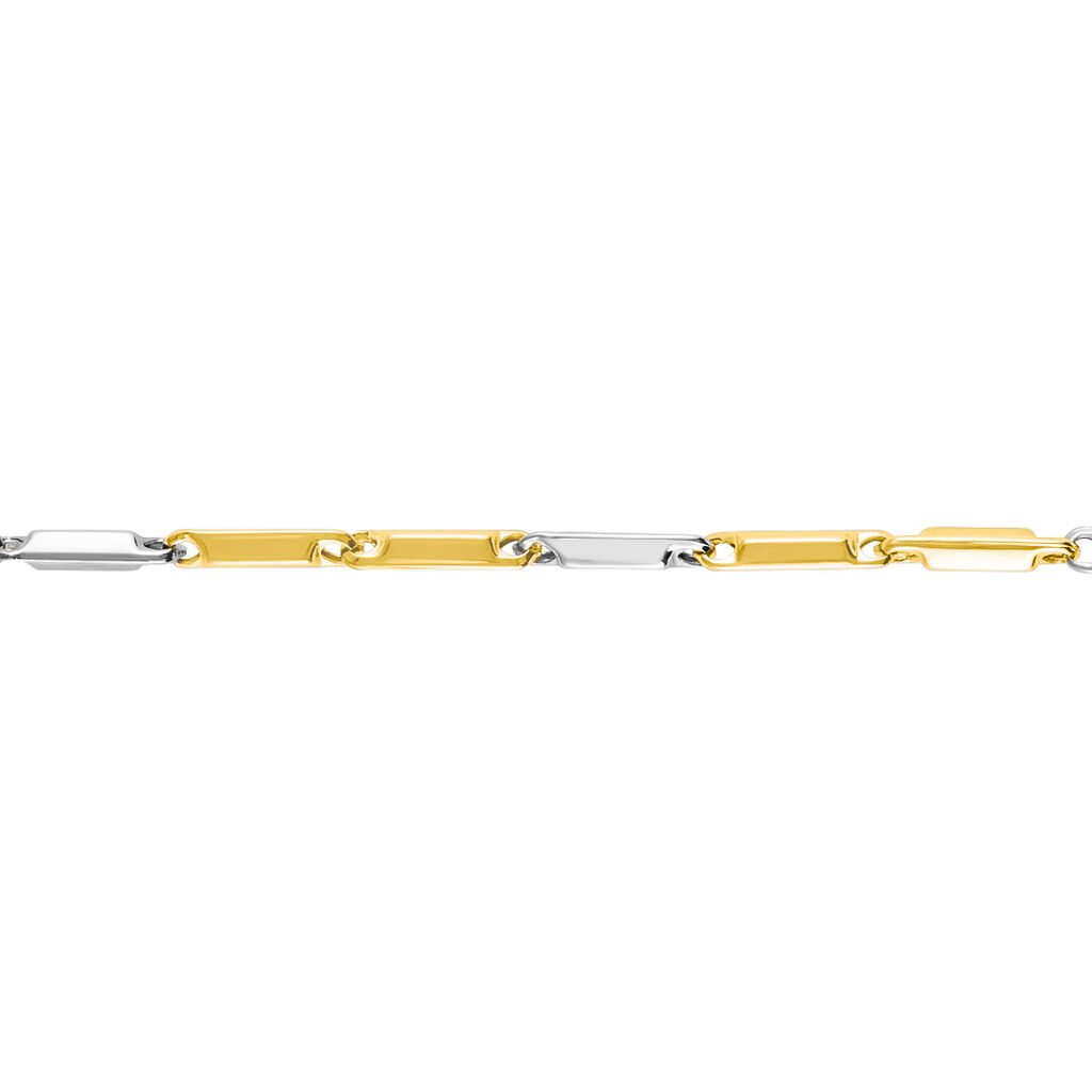 Bracciale Catena L'homme Or Oro Bicolore - Bracciali Uomo | Stroili