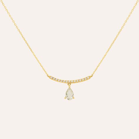 Collana Amélie Oro Giallo Ametista Cubic Zirconia - Collane Donna | Stroili