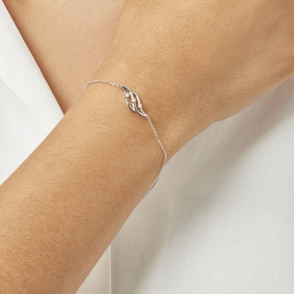 Bracciale Sophia Oro Bianco Diamante - Bracciali Donna | Stroili