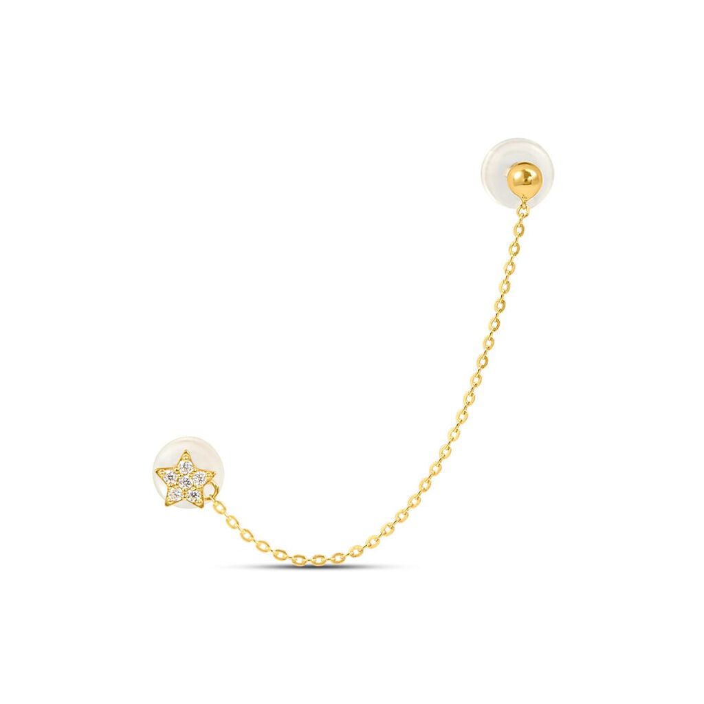 Ear Cuff Bon Ton Oro Giallo Cubic Zirconia - Ear Cuff Donna | Stroili