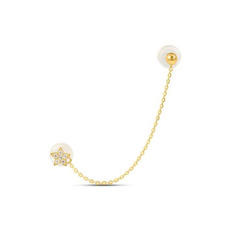 Ear Cuff Bon Ton Oro Giallo Cubic Zirconia - Ear Cuff Donna | Stroili