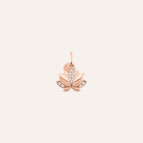 Pendente Love Beats Argento Rosa Cubic Zirconia - Ciondoli Donna | Stroili