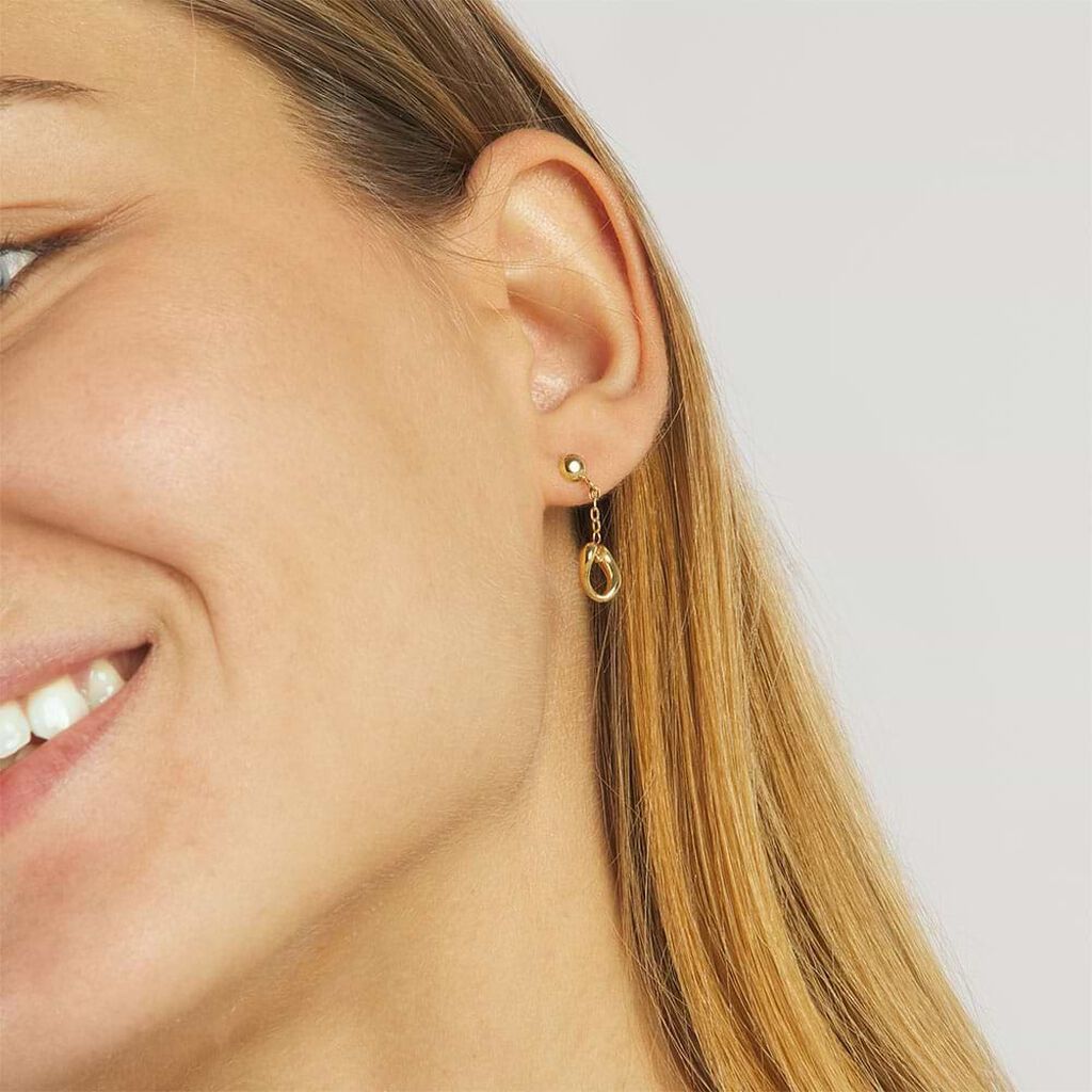 Orecchini Pendenti Gold Essence Oro Giallo - Orecchini Pendenti Donna | Stroili