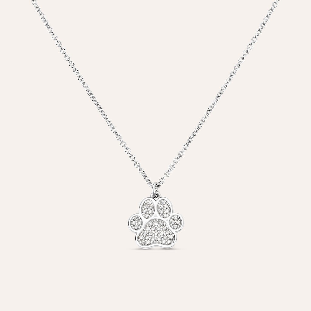 Collana Silver Moments Argento Rodiato Cubic Zirconia