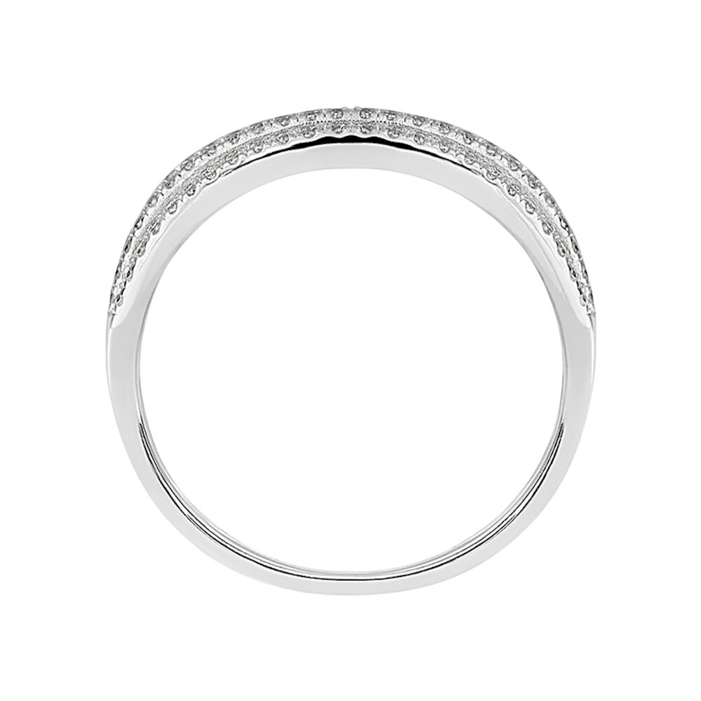 Anello Fantasia Silver Shine Argento Rodiato Cubic Zirconia