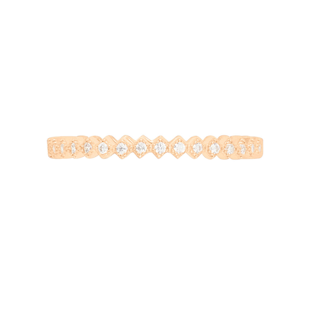 Anello Eternity Silver Elegance Argento Rosa Cubic Zirconia - Anelli Eternity Donna | Stroili
