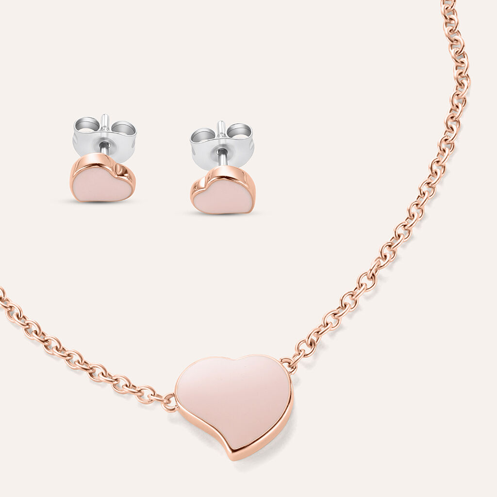 Bracciale Lady Sweet Acciaio Rosa - Bracciali con Incisione Donna | Stroili
