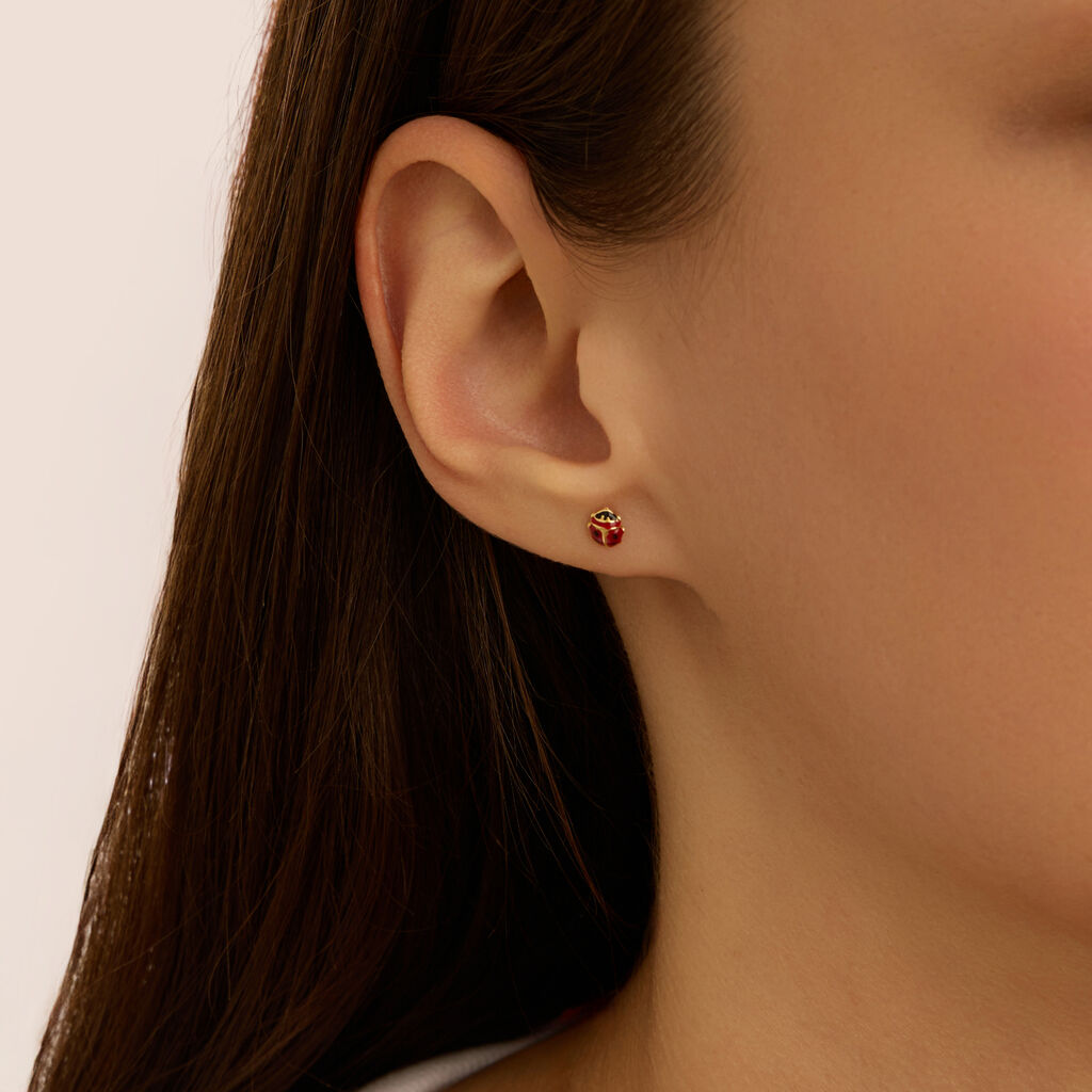 Orecchini Lobo Bon Ton Oro Giallo