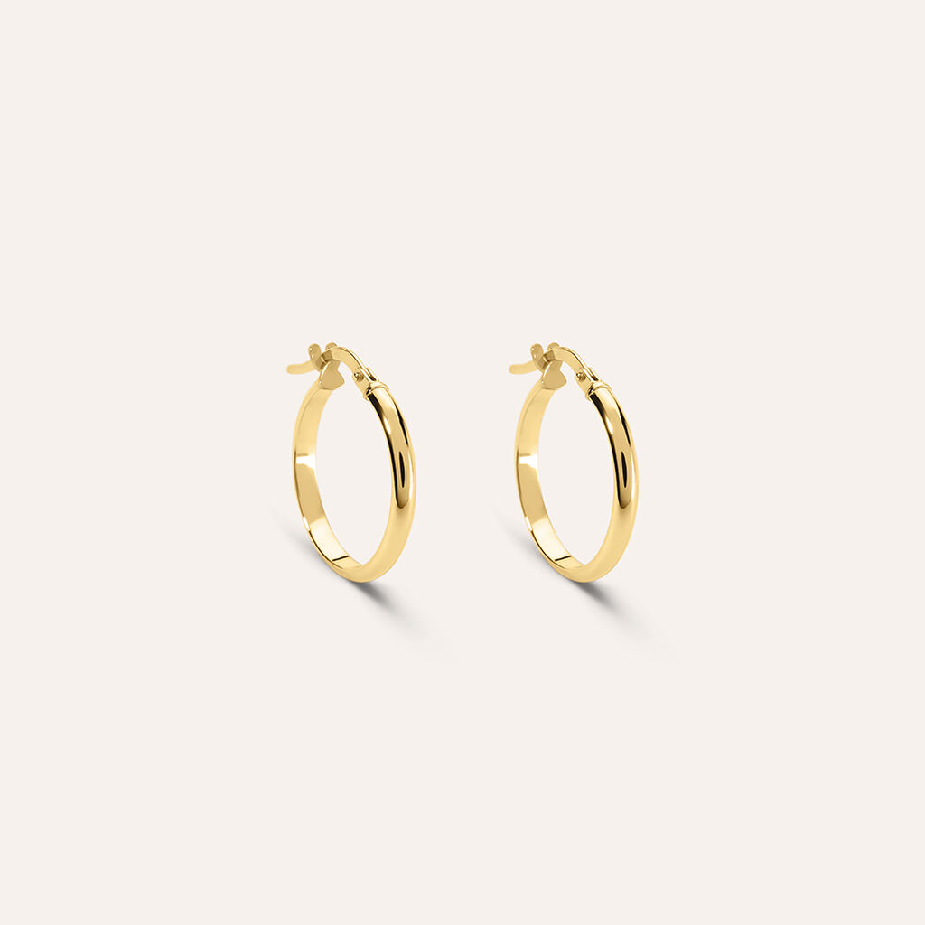 Orecchini A Cerchio Toujours Oro Giallo - Orecchini a Cerchio Donna | Stroili