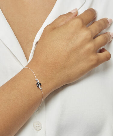 Bracciale Charlotte Oro Bianco Zaffiro Diamante