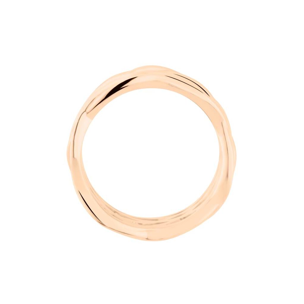 Anello Fascia Lady Code Acciaio Rosa - Anelli Intrecciati Donna | Stroili
