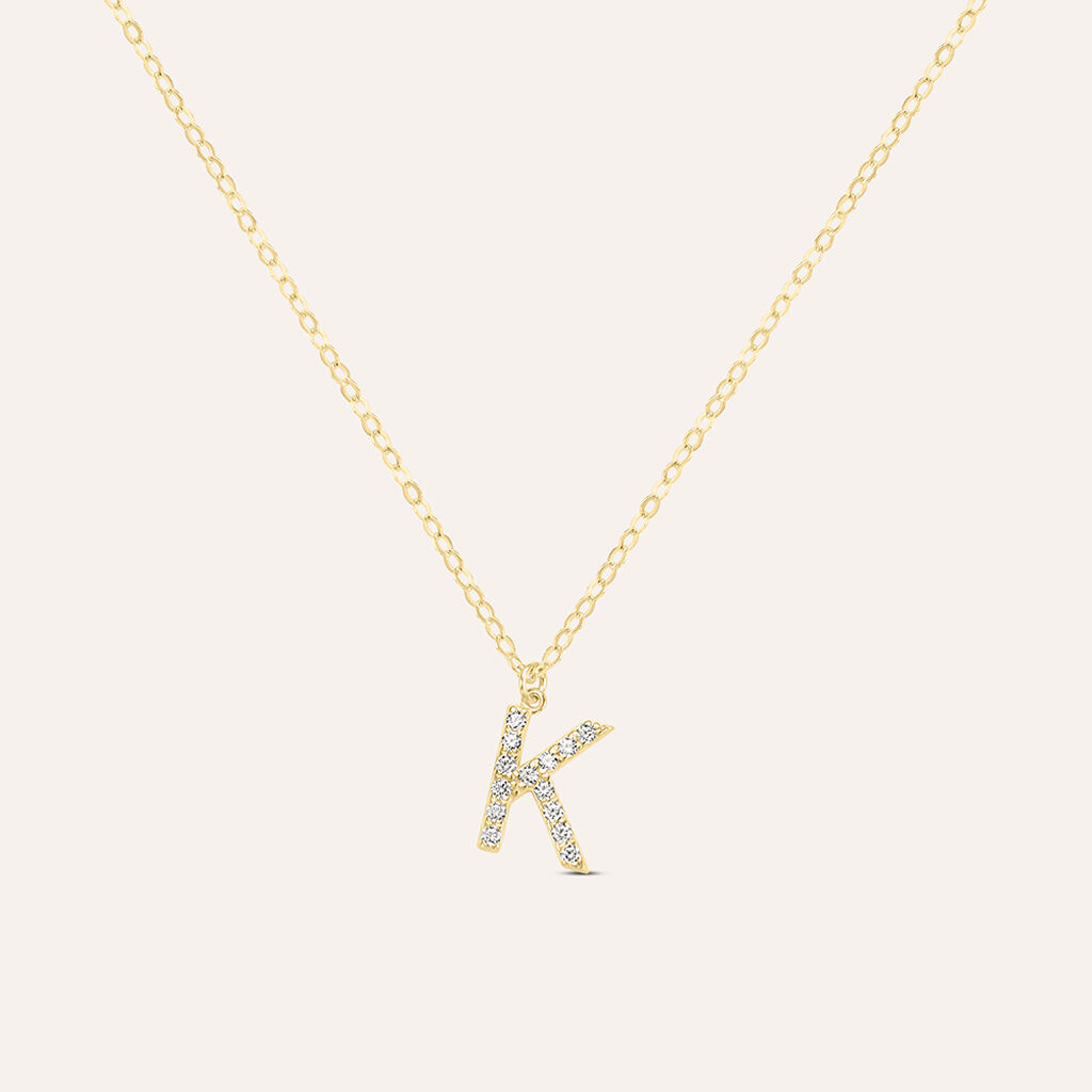 Collana Claire Oro Giallo Cubic Zirconia