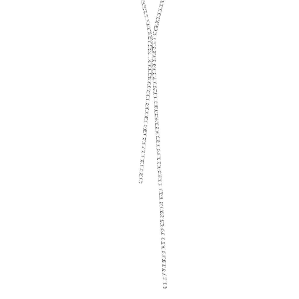Collana Tennis Romantic Shine Metallo Cristallo - Collane Tennis Donna | Stroili