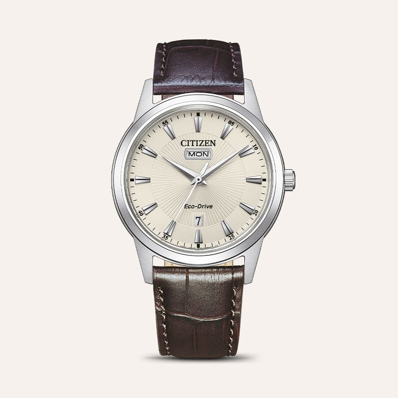 Orologio Eco Drive Citizen Ore Felici Aw0100-19a - Orologi con Datario Uomo | Stroili