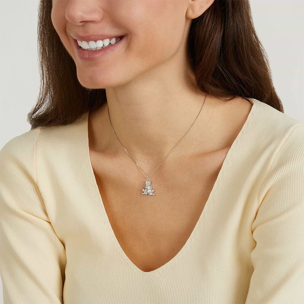 Charm in argento rodiato e glitter - Charms Donna | Stroili