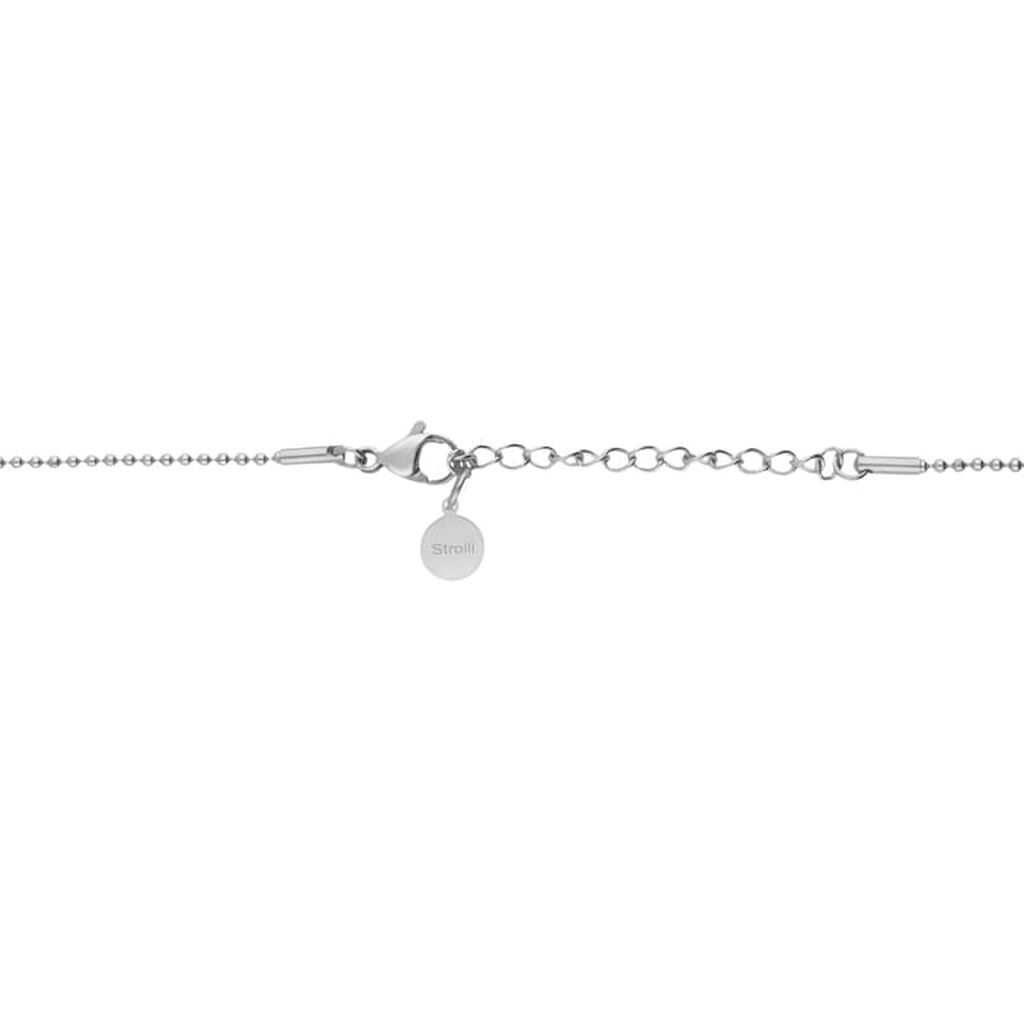 Collana Con Ciondolo Gatto Rosa E Cristalli – Gioiello Donna In Ottone Dorato, Regalo Elegante E Simpatico