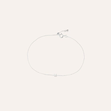 Bracciale Punto Luce Claire Oro Bianco Cubic Zirconia - Bracciali Amicizia Donna | Stroili