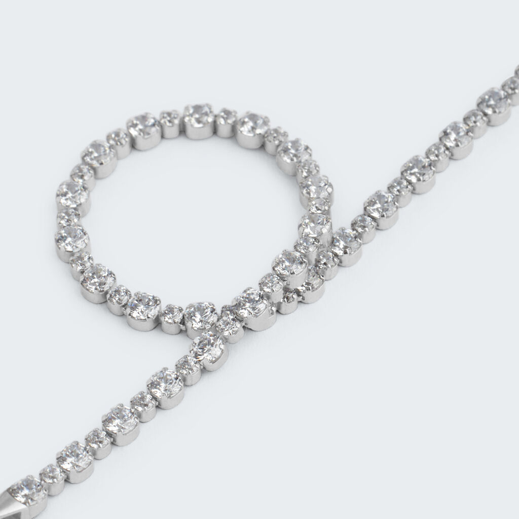 Bracciale Tennis Silver Elegance Argento Rodiato Cubic Zirconia - Bracciali Tennis Donna | Stroili