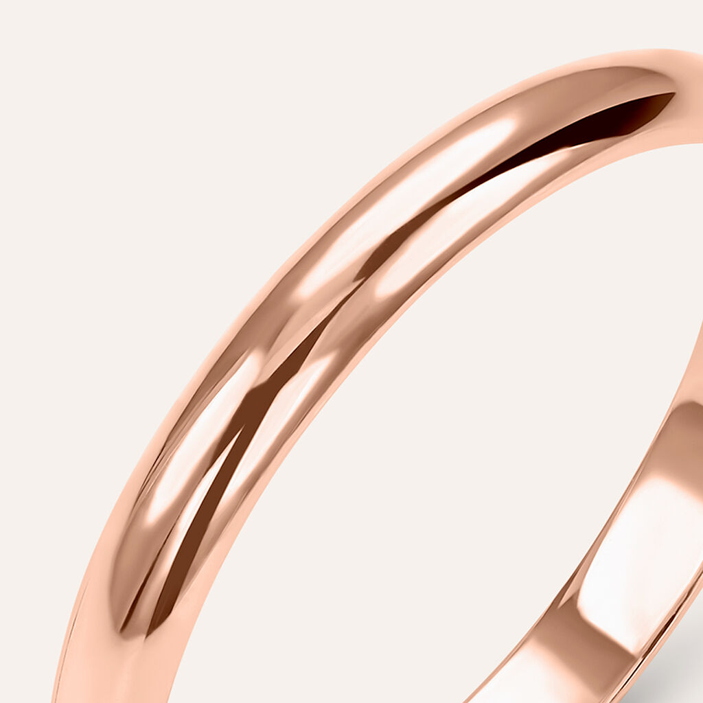 Fede Classica Leggera 2.5 mm Oro Rosa