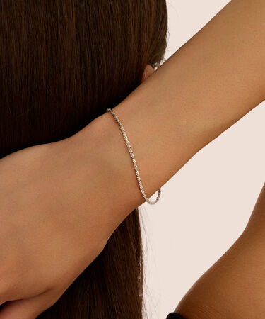 Bracciale Catena Colette Oro Bianco
