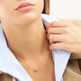 Collana Desideria Argento Nobile Dorato Cubic Zirconia