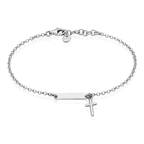 Bracciale Con Targhetta Silver Soul Argento Rodiato - Bracciali con Incisione Donna | Stroili