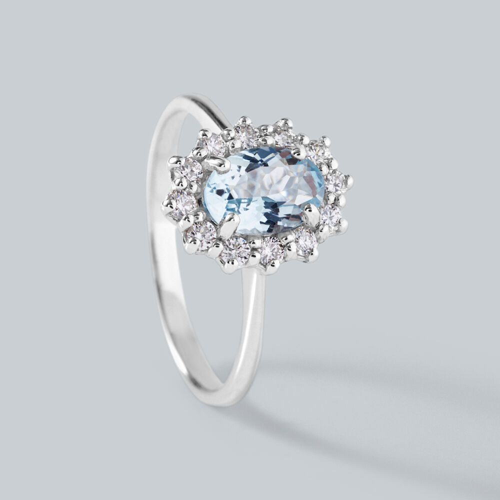 Anello acquamarina stroili sales