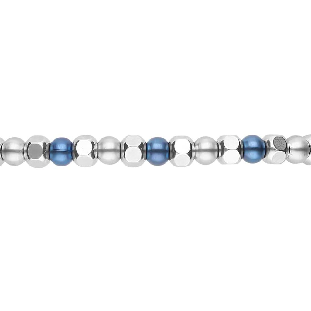 Bracciale in acciaio bicolore - Bracciali Uomo | Stroili