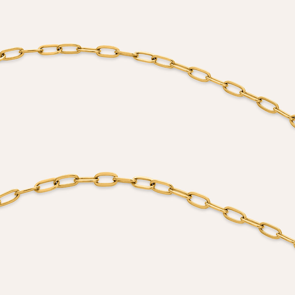 Collana Lady Code Acciaio Dorato - Collane Donna | Stroili