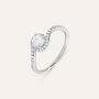 Anello Solitario Silver Elegance Argento Rodiato Cubic Zirconia