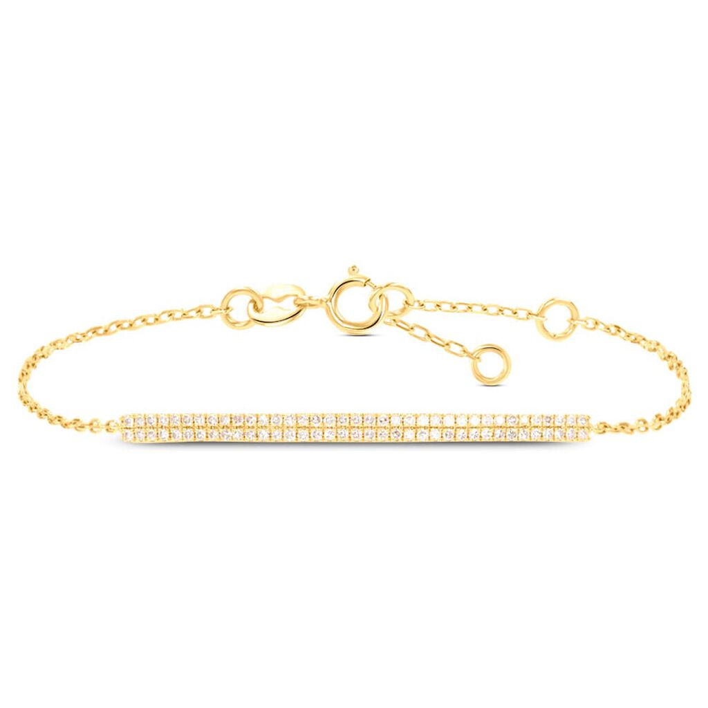 Bracciale Claire Oro Giallo Cubic Zirconia - Bracciali Amicizia Donna | Stroili