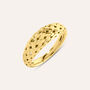 Anello Fascia Desideria Argento Nobile Dorato